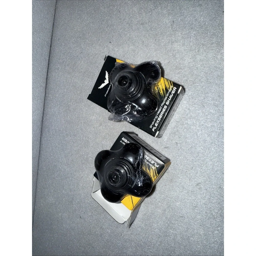Shaving Head Replacement Flex Series Shaver 2 Pack New In Box *Freedom Grooming*
